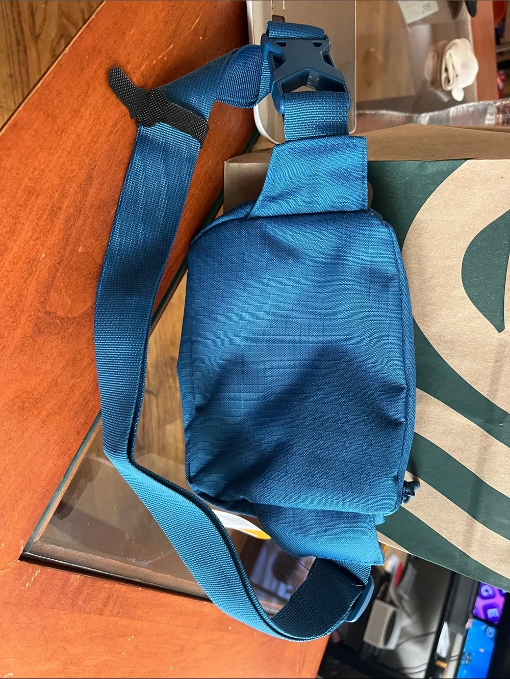 Jordan Teal Blue Sling Belt Bag